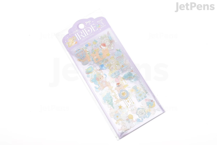 BGM Iride Stickers - Animal Amusement Park - 3 Sheets