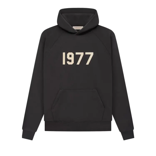 Buy Fear of God Essentials Essentials 1977 Hoodie 'Iron' - 192BT212050F | GOAT
