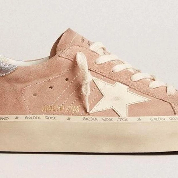 Golden Goose sneakers in pink and white - size 39