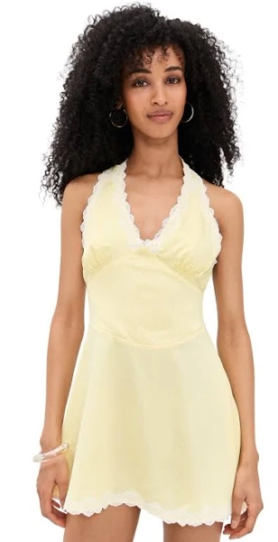 Frankies Bikinis Audrey Satin Mini Dress