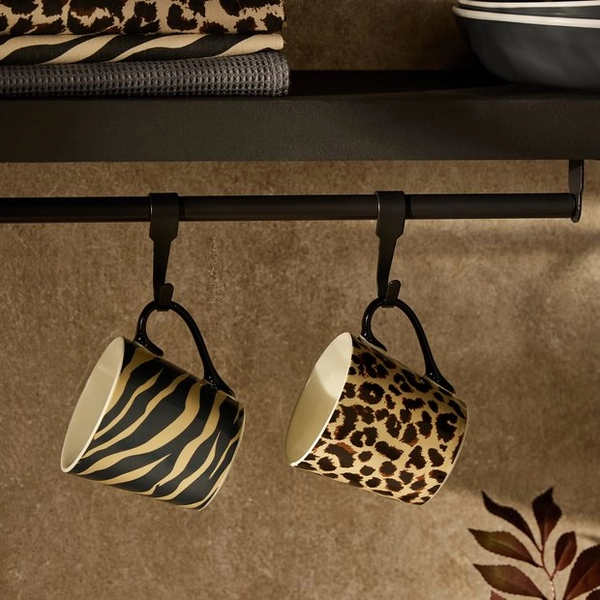 Buy Argos Home Animal Printed Set of 2 Mugs - Brown | Cups and mugs | Argos