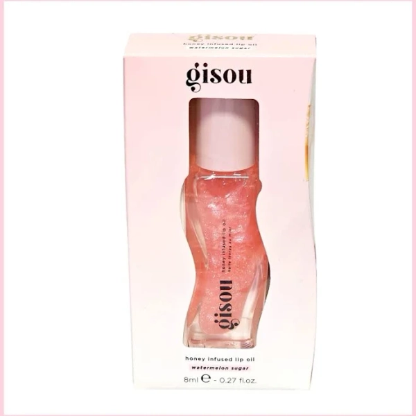 Gisou Honey Infused Hydrating Lip Oil In Watermelon Sugar Pink Full