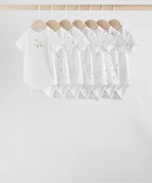Next White Character Baby Short Sleeve Bodysuits