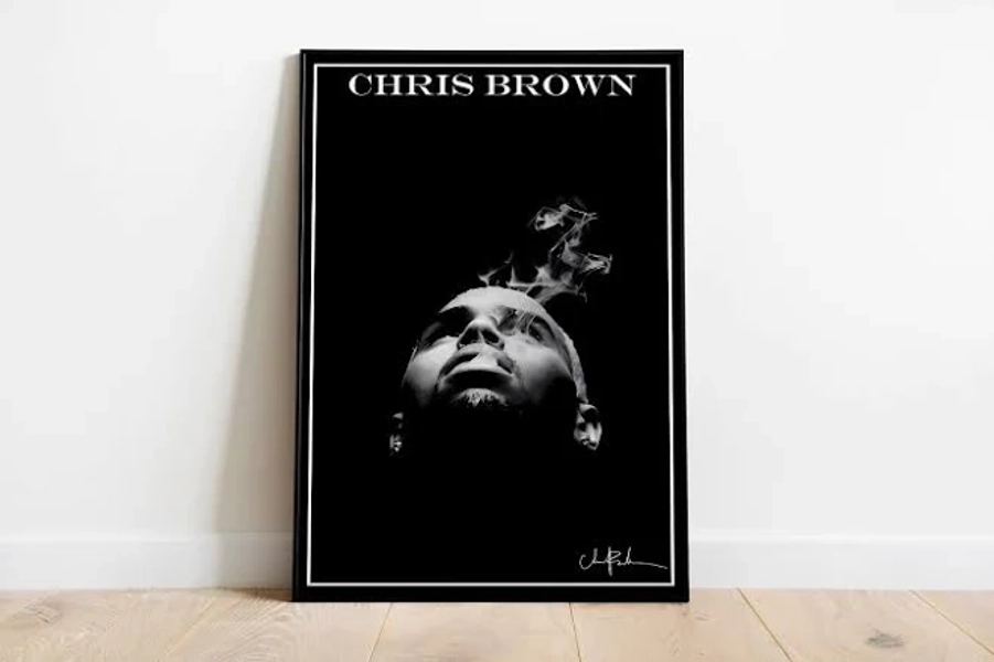 Chris Brown Poster | Album Cover Art, Music Wall Decor