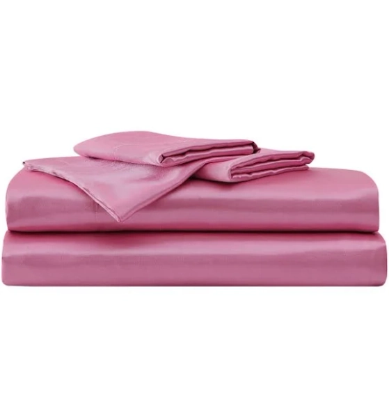Betsey Johnson Solid Satin Sheet Set