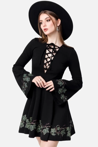 TANGLED VINES MINI DRESS