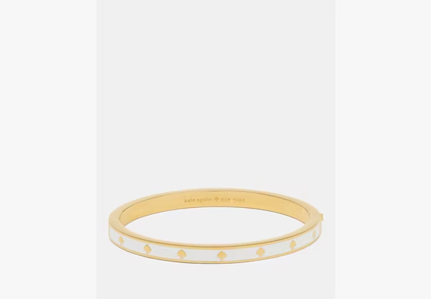 Spot The Spade Enamel Hinged Bangle