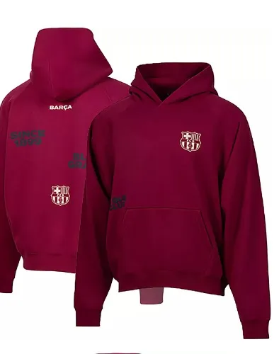 Sport Design Sweden Men's FC Barcelona Wine Overtime Hoodie
