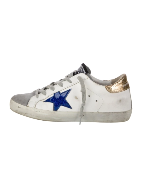 Leather Animal Print Sneakers
