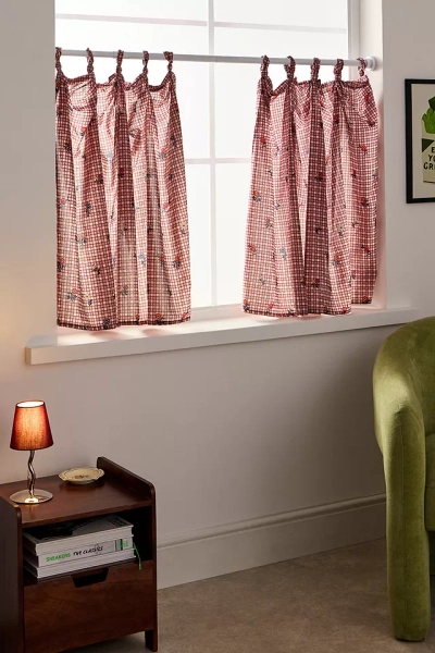 Bailee Check Cafe Curtains