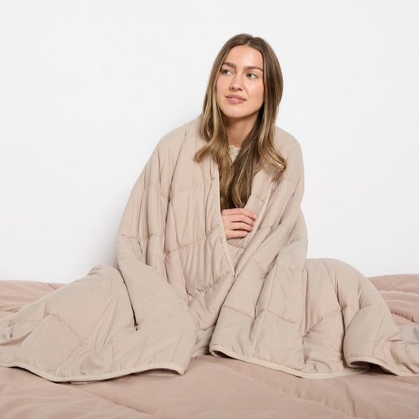 OHS Supersoft Weighted Blanket - Natural