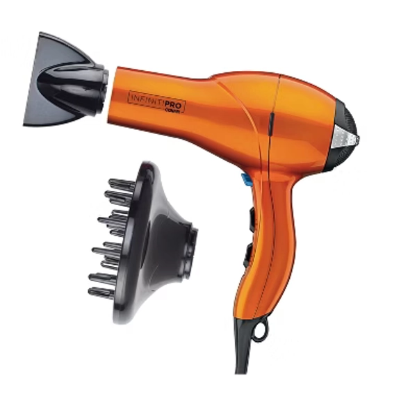 INFINITI PRO CONAIR Orange Quick Styling Salon Hair Dryer - AC Motor, 1875 Watts
