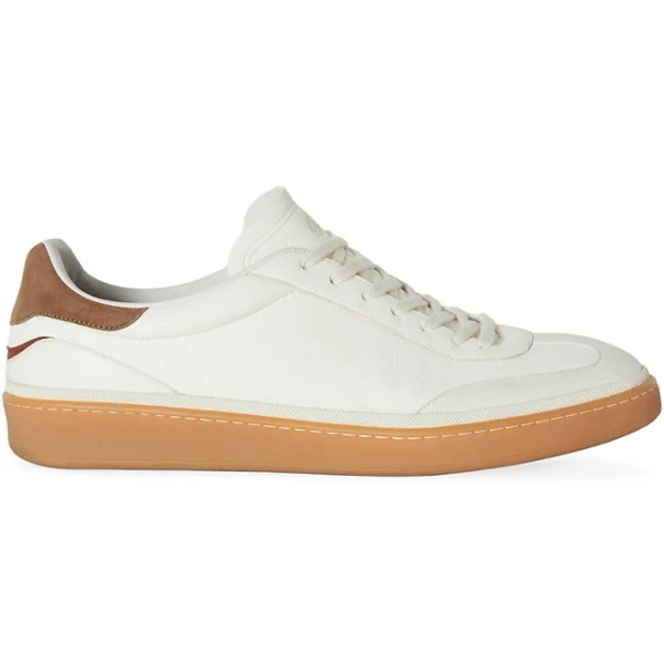 Loro Piana Men's Tennis Walk Leather Low-top Sneakers