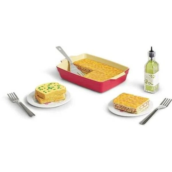 American Girl Lasagna Dinner Set