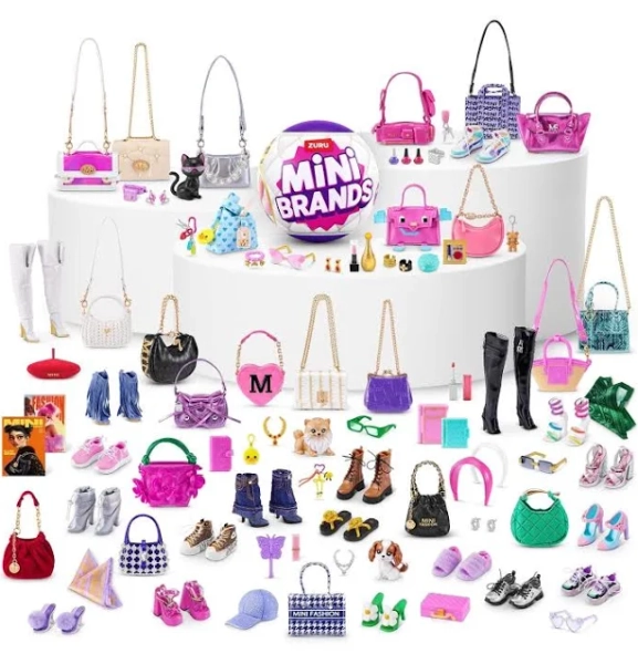 Mini Fashion Series 4 Zuru Mini Brands for Barbie Dolls | Choose Your Items | 1:6 Scale Doll Accessories | Mini Bags Shoes Jewelry Fashion
