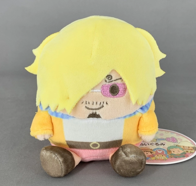 One Piece Sanji Mugi Tama Plush Toy Festival Costume ver. 4" tag Film RED