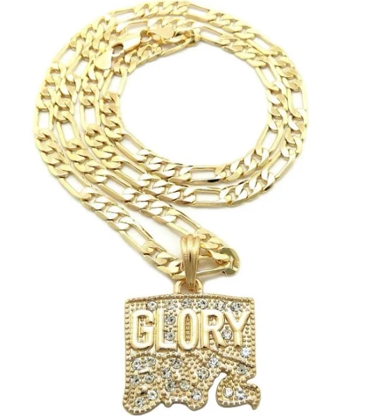 BOYZ PENDANT &5mm/24" FIGARO CHAIN HIP HOP NECKLACE - MSP401