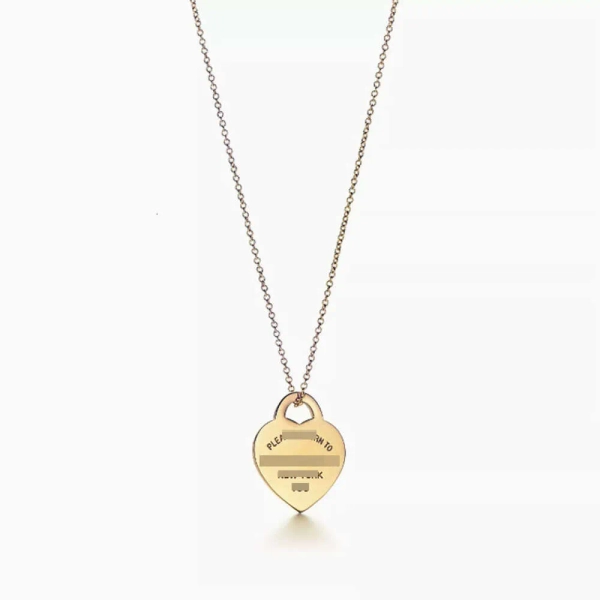 Classic Designer Double Heart Pendant Necklace for Women and Men Silver Plated 55 cm Chain from Dhgate Pendant Necklaces - price 15.19
