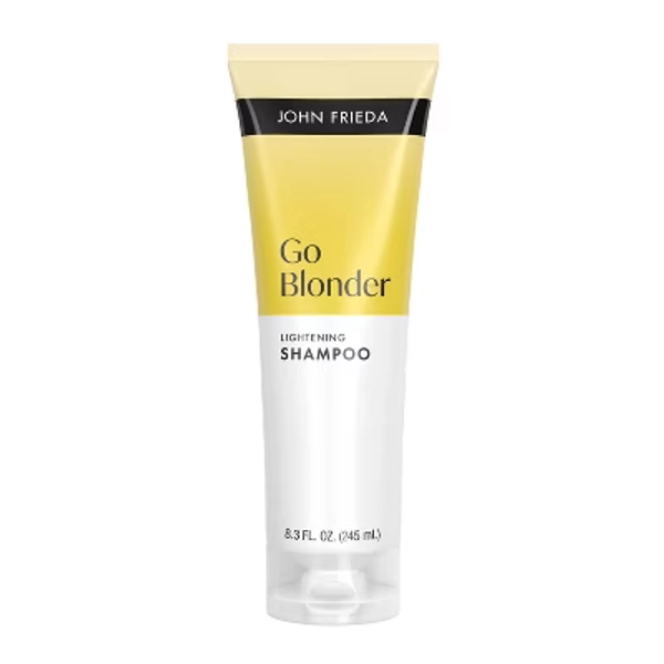 John Frieda Go Blonder Lightening Blonde Shampoo - 8.3 fl oz: Paraben-Free, Vegan, All Hair Types, Daily Use