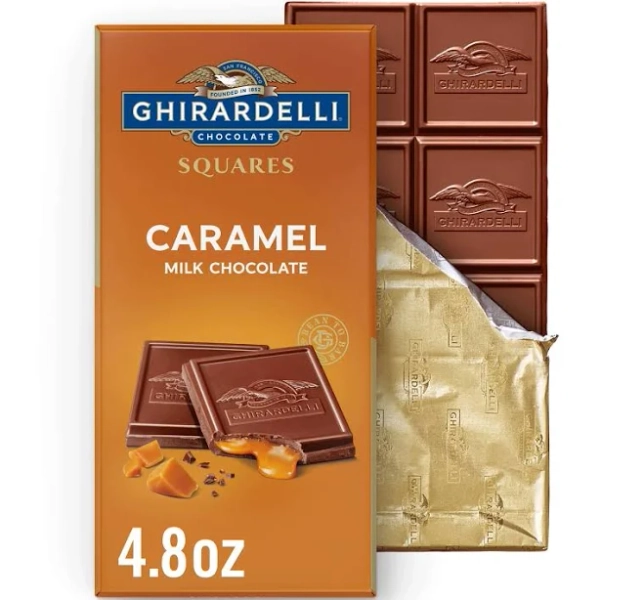 Ghirardelli Milk Chocolate Caramel Squares