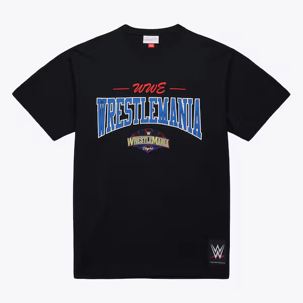 Wrestlemania Mitchell & Ness Wrestlemania Throw It Back T-Shirt Current Logo