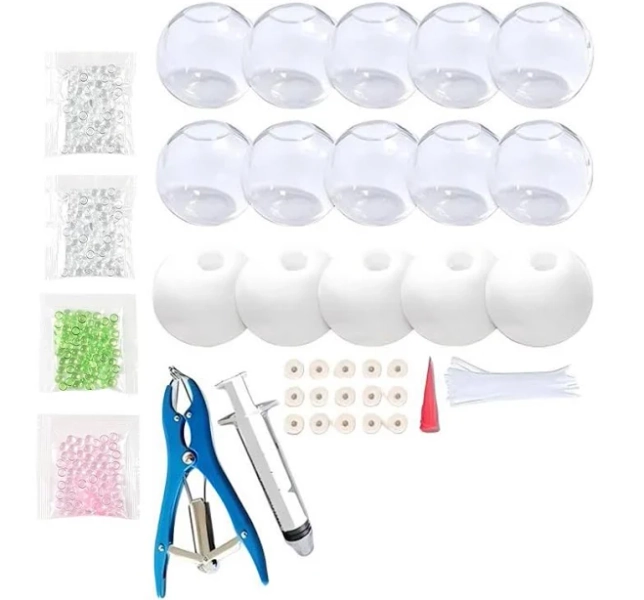 Diy Squishy Making Kits, Complete Diy Stress Ball Craft Supply Set With Fillable Skins And Assembly Tools