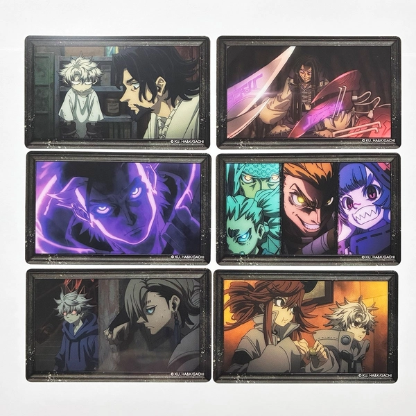 S5981 Japanese Gachiakuta Trading Clear Cards Rudo Zanka Jabber YA4