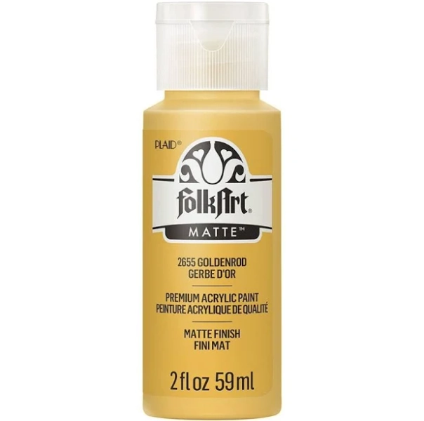 FolkArt Acrylic Paint 2 oz Goldenrod