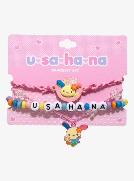 U*SA*HA*NA Flowers Bracelet Set