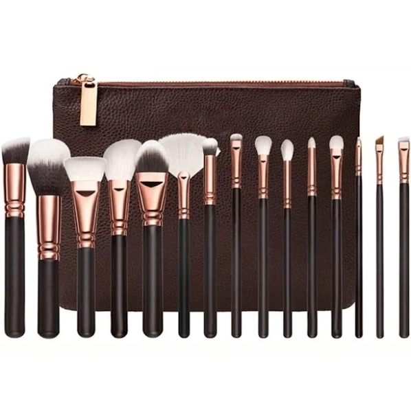 15 PC Multifunctional Portable Makeup Brush