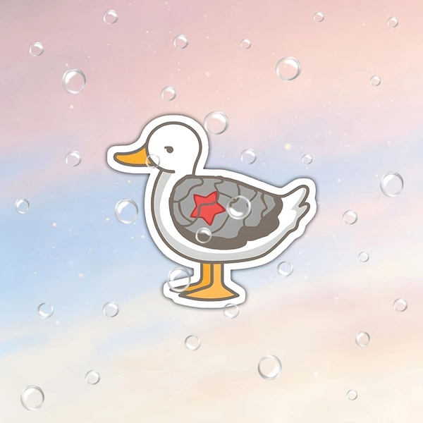 Ducky Barnes Vinyl Stickers – Perfect for Vehicles, Bumpers, Motorbikes, Mobile Phones, Luggage, Water Bottles, Skateboards, Laptops, And More. These Car Stickers Are Made from Waterproof And Long-Lasting Vinyl