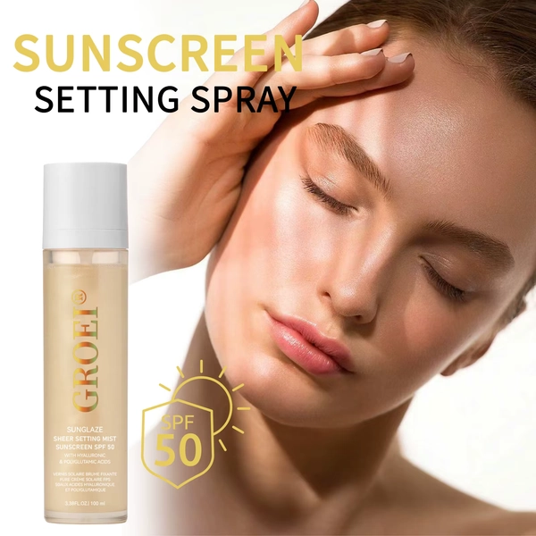 100ml  SPF 50 Sunscreen Setting Spray Sheer Setting Mist Sunscreen Spray Facial  Skin Care Lightweight & Non-Greasy - AliExpress 66