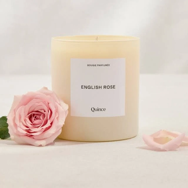 Quince English Rose Scented Candle
