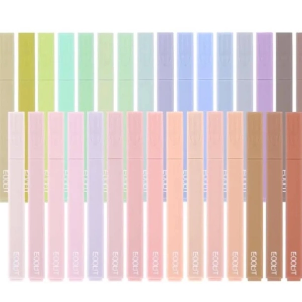 32pcs Aesthetic Cute Highlighters with Assorted Colors, Bible Highlighters and Pens No Bleed, Soft Chisel Tip, Dry Fast, Easy to Hold for Journal
