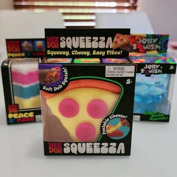 Five Below Pink and Orange Squishy Learning Toy