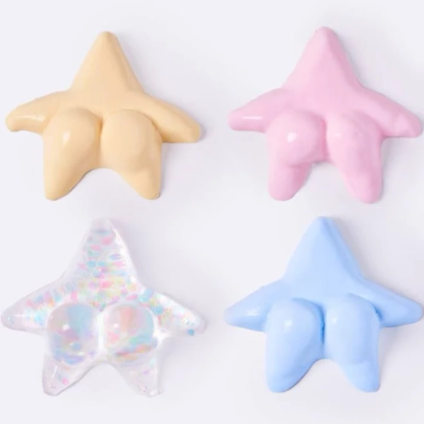 TABASQUISHY Starfish Taba Squishy Sensory Experience Pack Squeeze Toys
