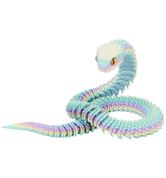 3D Printed Snake Decoration