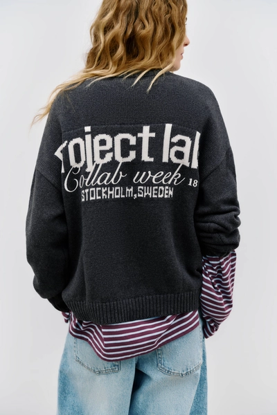 Front embroidered jumper