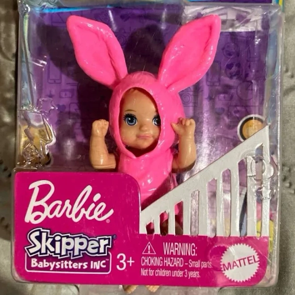 Barbie Doll, Baby With Removable Bunny Onesie New - New Toys & Collectibles