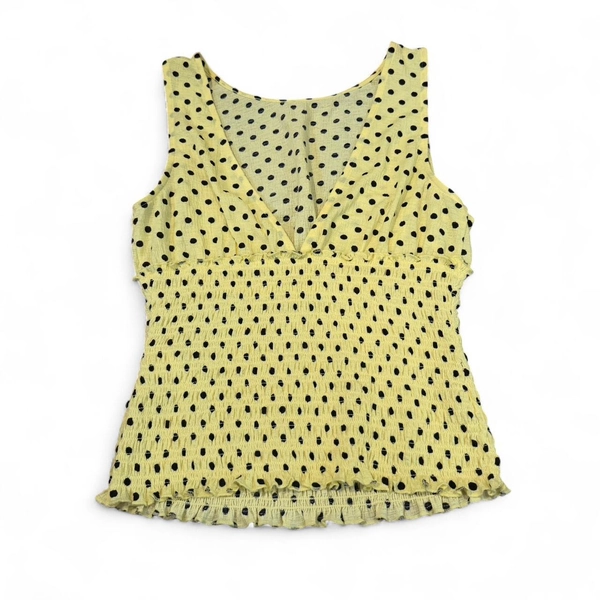 Urban Outfitters Kimchi Blue yellow polka dot tank...