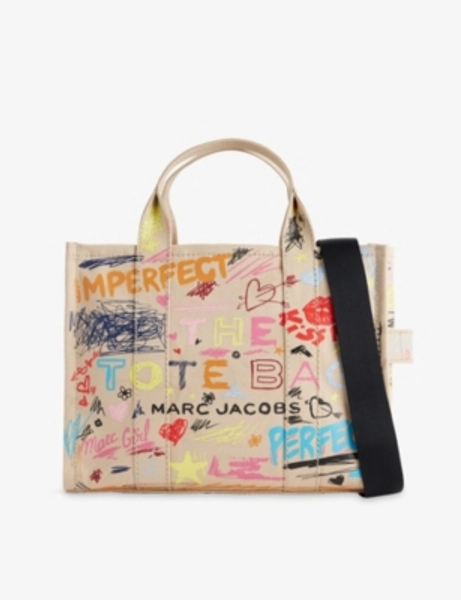 The Punk Scribble Canvas Medium Tote Bag