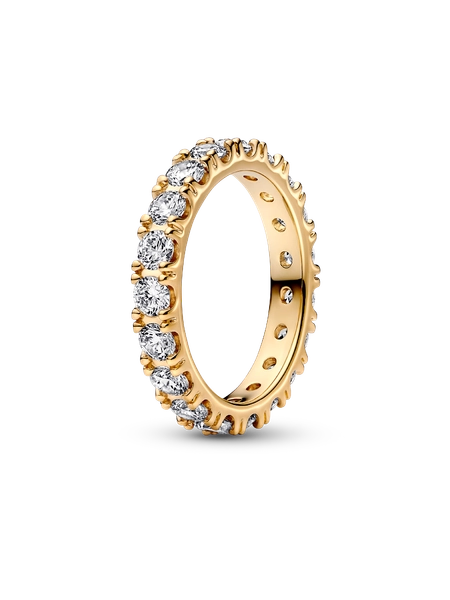 Sparkling Row Eternity Ring