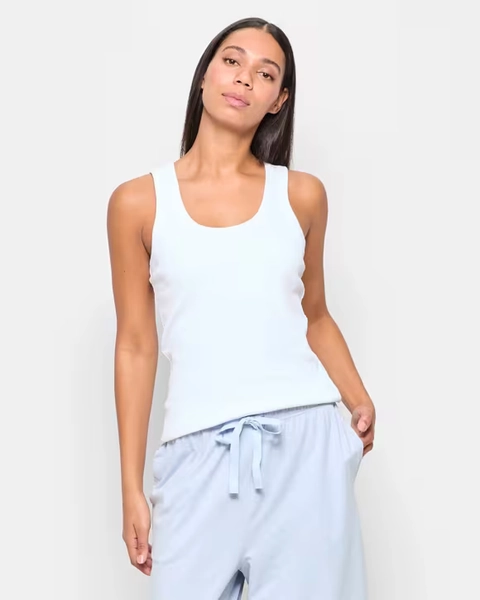 Target Australian Cotton Sleep Shelf Bra Tank Top Size L