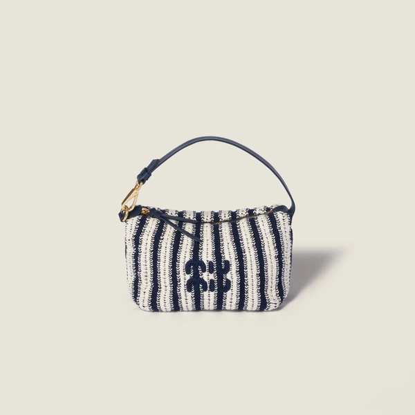 Spirit crochet and leather pouch