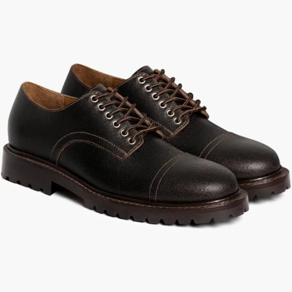 Thursday Boot Company Men's Retro Thick-soled Lace-up Leather Casual Shoes