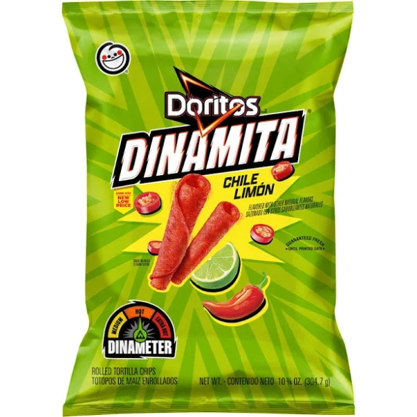 Doritos Dinamita Chile Limon Rolled Tortilla Chips