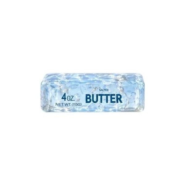 5.3in Butter Squishy Crystal Clear Filled Squeeze Toy