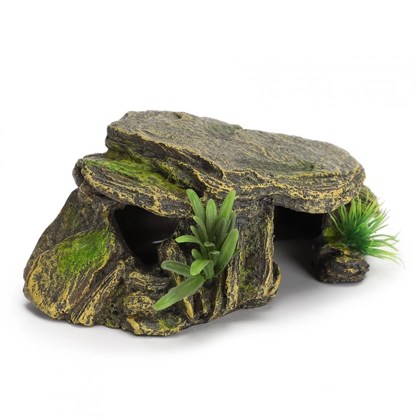 Mgaxyff Tortoise Habitat Hiding Caves, Aquarium Fish Tank Reptile Hideouts Amphibious Cave Safe Shelters - Walmart.com