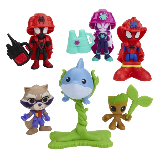 Marvel Spidey and his Amazing Friends Rescue-Webs Rescue Spidey and Crew Action Figures - Walmart.com