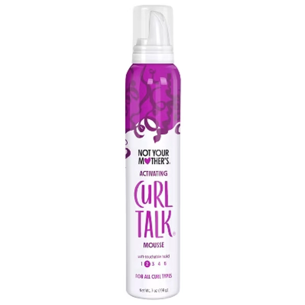 Not Your Mother's Curl Talk Curl Activating Mousse - 7 oz: Paraben-Free, Silicone-Free, Sulfate-Free